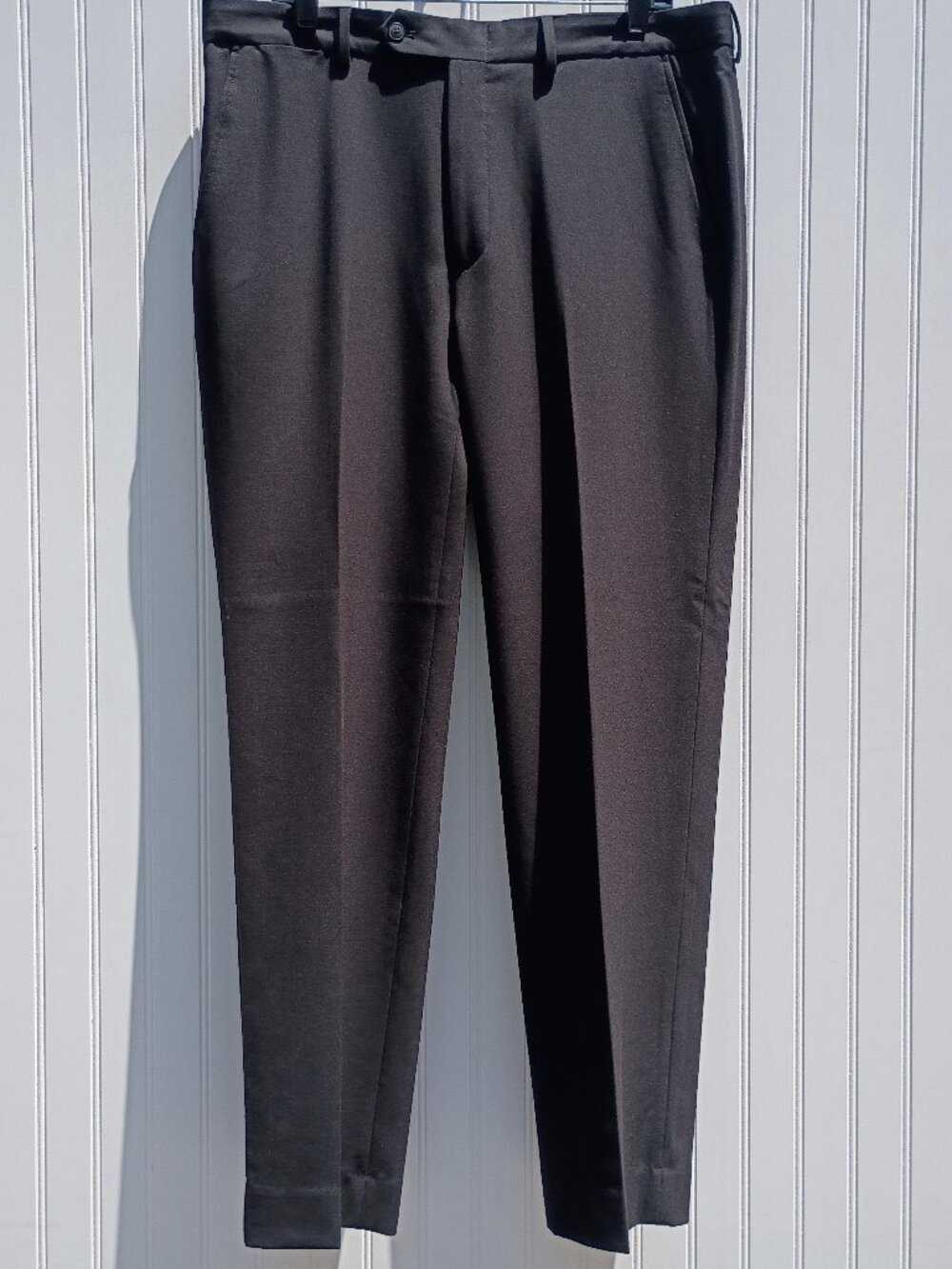 NWT Men's Nautica Dress Pants 36 x 32 Black Flat Front Classic Straight WPL11590